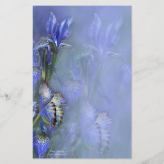 Blaues Göttin-Briefpapier Briefpapier