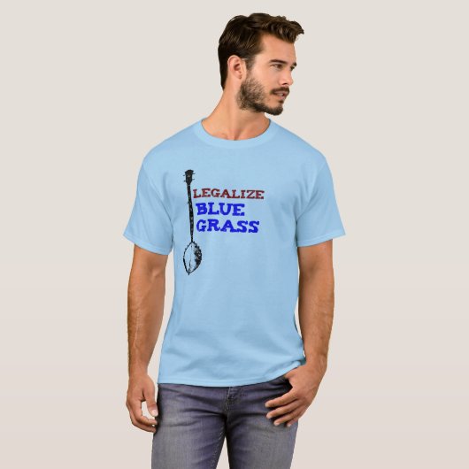 Blaues Gras! T-Shirt (Vorne ganz)