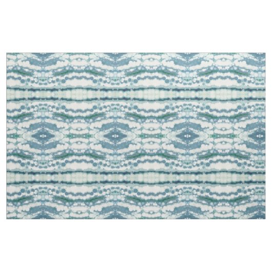 Blaues Grau-Creme-u. weißes Stoff (Fat Quarter (45,7 x 55,9 cm))