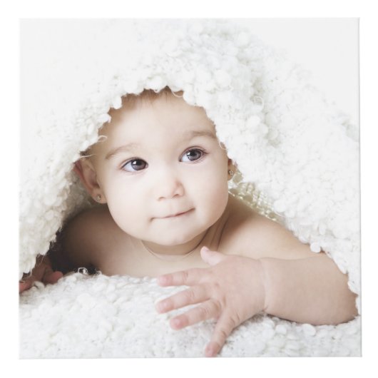 Blaues Grau-Geburts-Notfall-BABY Mädchen-Andenken Würfel (Rechts)