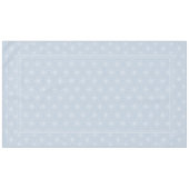 Blaues Grau-und weißeselegantes Damast-Art-Muster Tischdecke (Vorderseite (Horizontal))