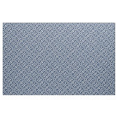 Blaues griechisches Schlüsselmuster Stoff (Fat Quarter (45,7 x 55,9 cm))