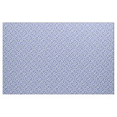 Blaues griechisches Schlüsselmuster Stoff (Fat Quarter (45,7 x 55,9 cm))