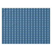 Blaues Grün-ovaler Entwurf Tischdecke (Vorderseite (Horizontal))