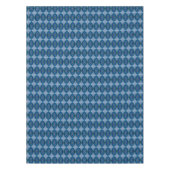 Blaues Grün-ovaler Entwurf Tischdecke (Vorderseite)