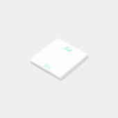 *~* blaues Grün u. Türkis Reiki schillernd Post-it Klebezettel (angewinkelt)