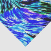 Blaues Grün-weiße lila Krawatten-abstraktes Muster Seidenpapier (Ausschnitt)