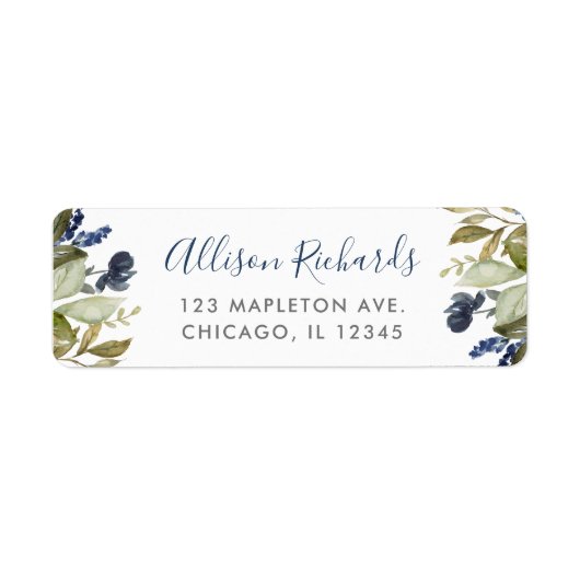 Blaues grünes Blattwerk (Vorne)