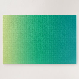 Blaues grünes Farbenspiel Jigsaw Puzzle