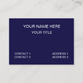 Blaues grünes Mandala geometrisches Dreieck-Muster Visitenkarte (Rückseite)