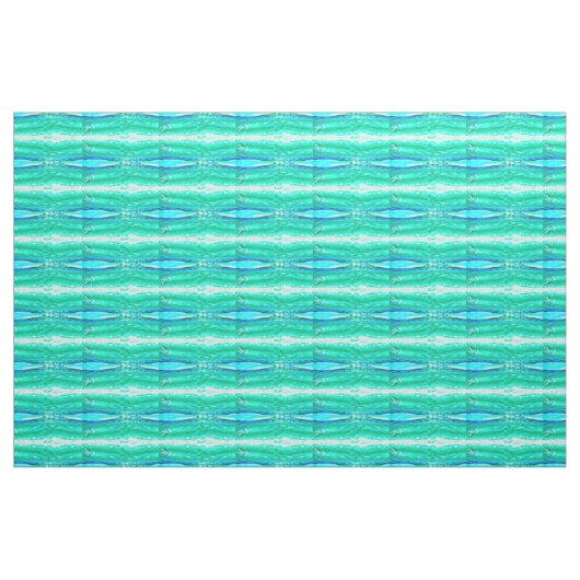 blaues/grünes Maui-Wellenmuster Stoff (Yard (91,4 cm))
