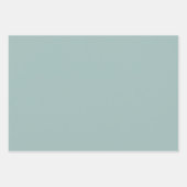 Blaues grünes Wasser Botanisch Geschenkpapier Set (Vorderseite 2)