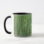 Blaues Grünornamental-Gras Tasse (Links)
