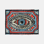 Blaues Gypsi Fleecedecke (Vorderseite (Horizontal))