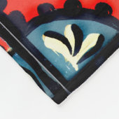 Blaues Gypsi Fleecedecke (Ecke)