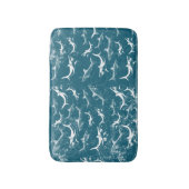 Blaues Hai-Muster Badematte (Vorderseite Vertikal)