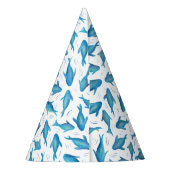 Blaues Hai Partyhütchen (Rückseite)