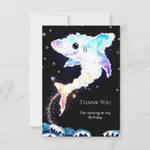 Blaues Hai zum Geburtstag