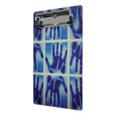 blaues Handy-Notebook Mini Klemmbrett (Gewinkelt2)