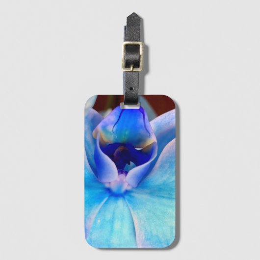 Blaues Hawaii Gepäckanhänger (Vorderseite Vertikal)