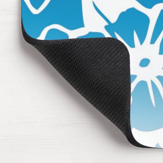 Blaues Hawaii Mousepad (Ecke)