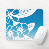 Blaues Hawaii Mousepad (Mit Mouse)