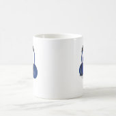 Blaues Headset für Bass Kaffeetasse (Mittel)