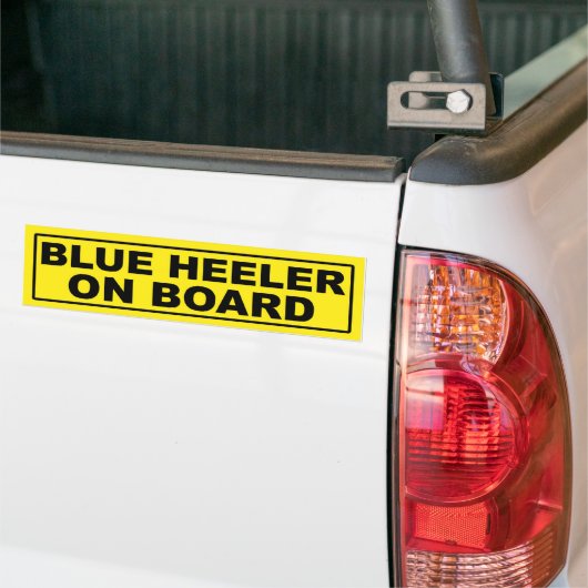 Blaues Heeler an Bord Autoaufkleber (Auf Lkw)