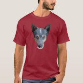 Blaues Heeler/australischer Vieh-Hund T-Shirt (Vorderseite)