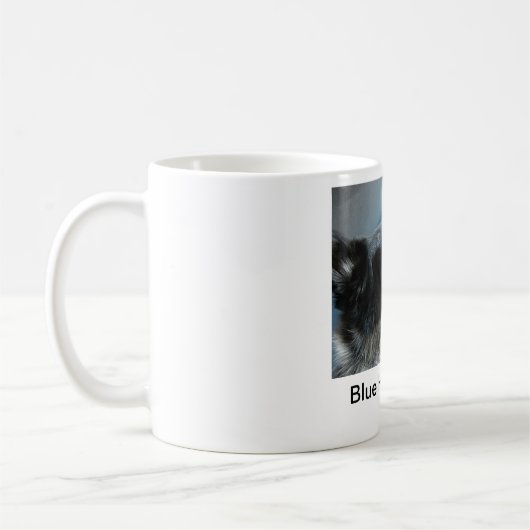 Blaues Heeler Kaffeetasse (Links)