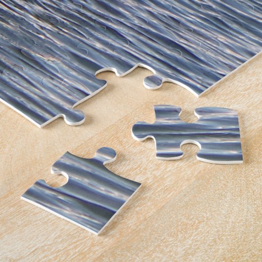 Blaues Heronwasser-Puzzle Puzzle (Seite)