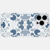 blaues Herz Case-Mate iPhone Hülle (Rückseite (Horizontal))