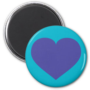 Blaues Herz Magnet