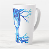 Blaues Herz Milchtasse (Rechte Ecke)