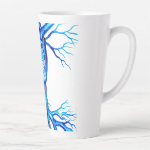 Blaues Herz Milchtasse