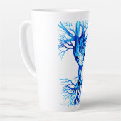 Blaues Herz Milchtasse (Linke Ecke)