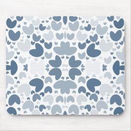 Blaues Herz Mousepad