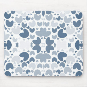 Blaues Herz Mousepad
