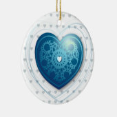 Blaues Herz, Ornament (Rechts)