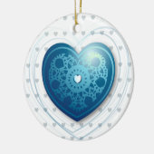 Blaues Herz, Ornament (Links)