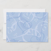 Blaues Herzmuster (Vorderseite)