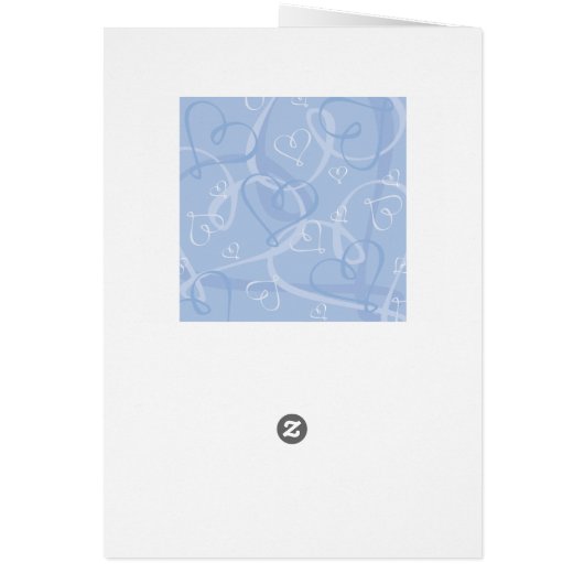 Blaues Herzmuster (Hinten)