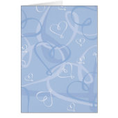 Blaues Herzmuster (Vorne)