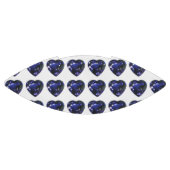 Blaues Herzmuster Football (Panel)