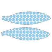 Blaues Herzmuster, Romantik, Liebe Basketball (Panele)