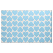 Blaues Herzmuster, Romantik, Liebe Stoff (Fat Quarter (45,7 x 55,9 cm))