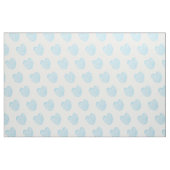Blaues Herzmuster Stoff (Fat Quarter (45,7 x 55,9 cm))