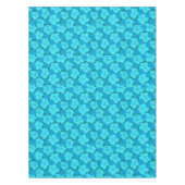 Blaues Hibiskus Tischdecke (Vorderseite)