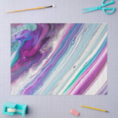 Blaues Himbeerpapier, abstraktes Gewebe Seidenpapier (Basteln)