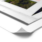 Blaues Himmel - Fake mit ruhiger Meeresansicht Poster (Ecke)